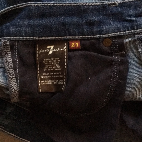 7 for all Mankind Jean shorts - Picture 3 of 3